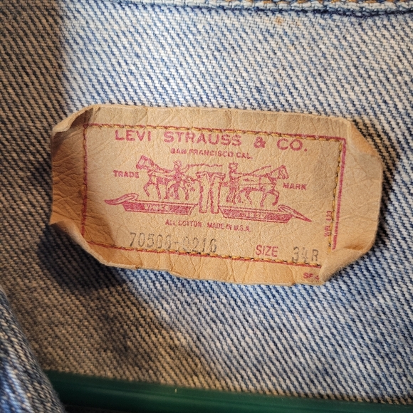 Vintage Levis Pure Denim Jacket - Picture 8 of 13